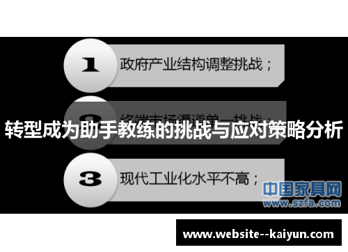 转型成为助手教练的挑战与应对策略分析 转型成为助手教练的挑战与应对策略分析